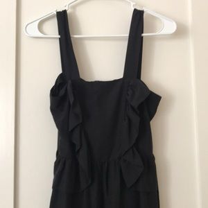 H&M frill black dress US 2